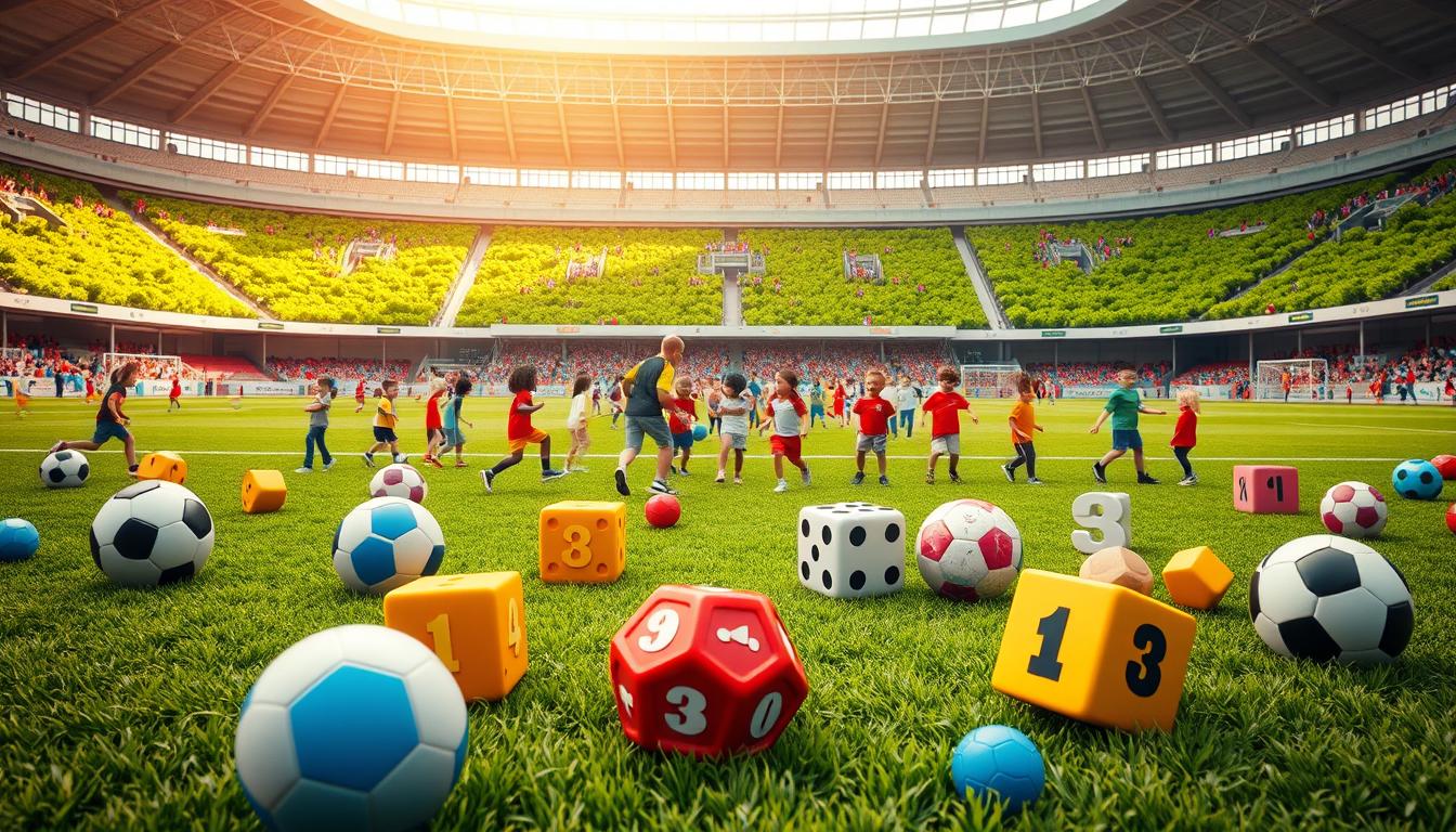 Soccer counting games for kids