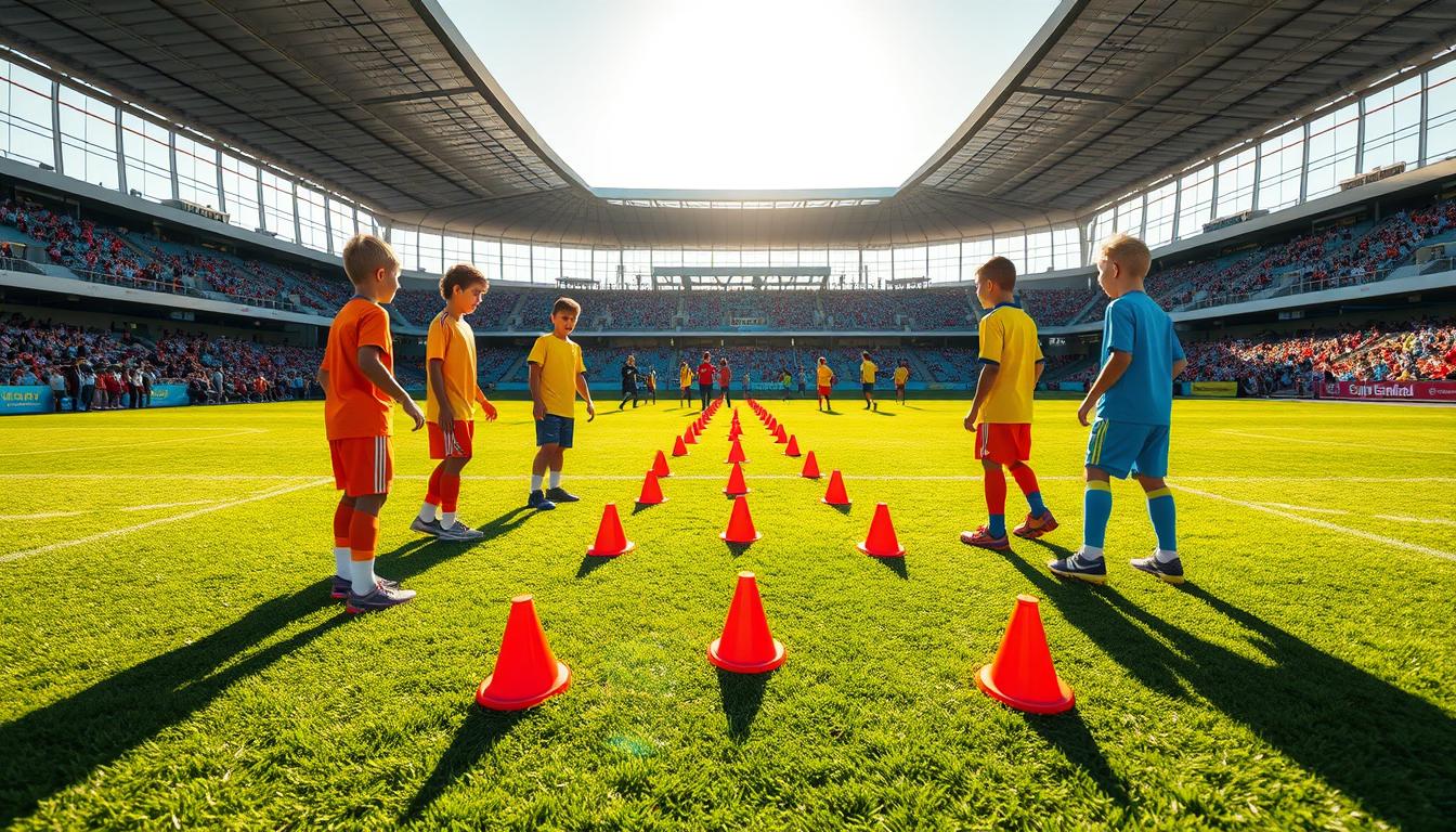 Soccer color recognition games