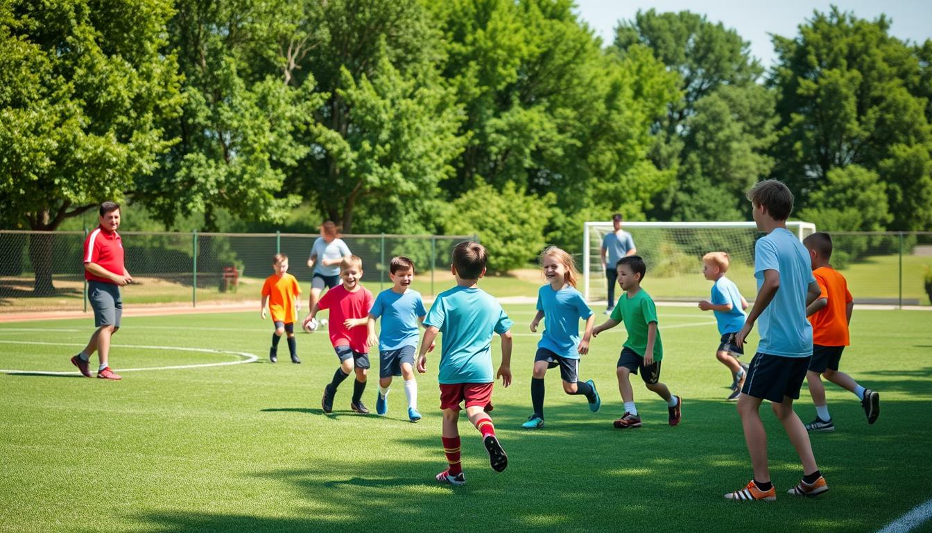 Soccer field safety for kids