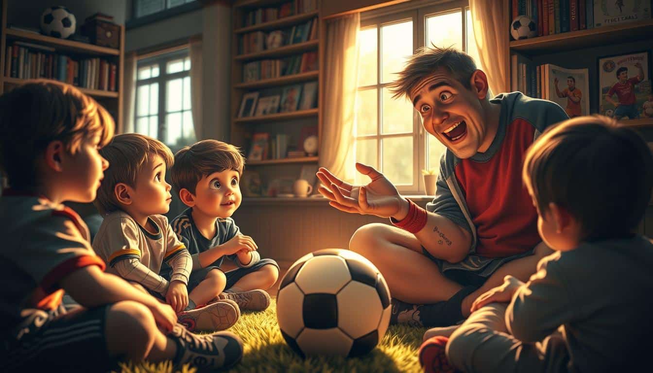 Soccer storytelling for kids