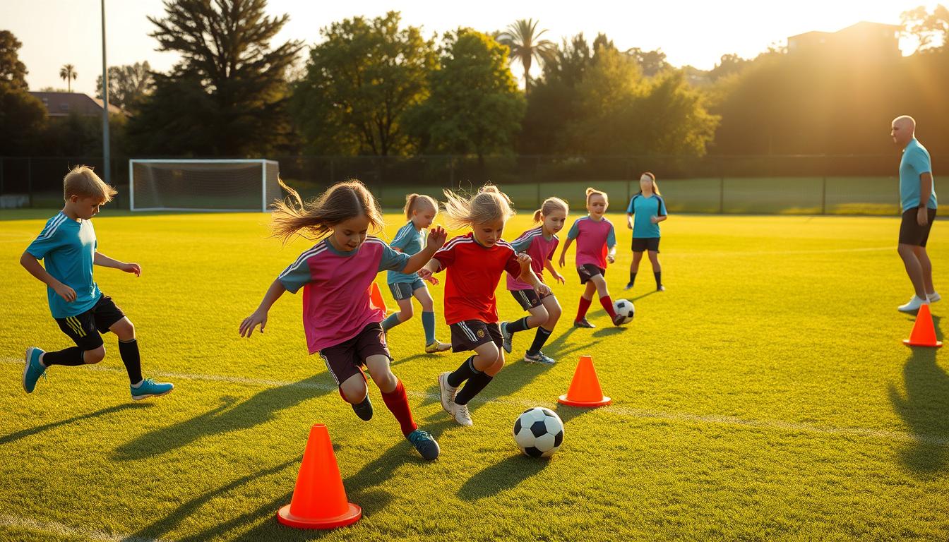 Beginner soccer drills for kids