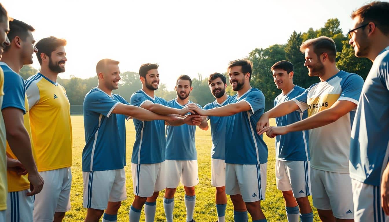 Soccer team trust exercises