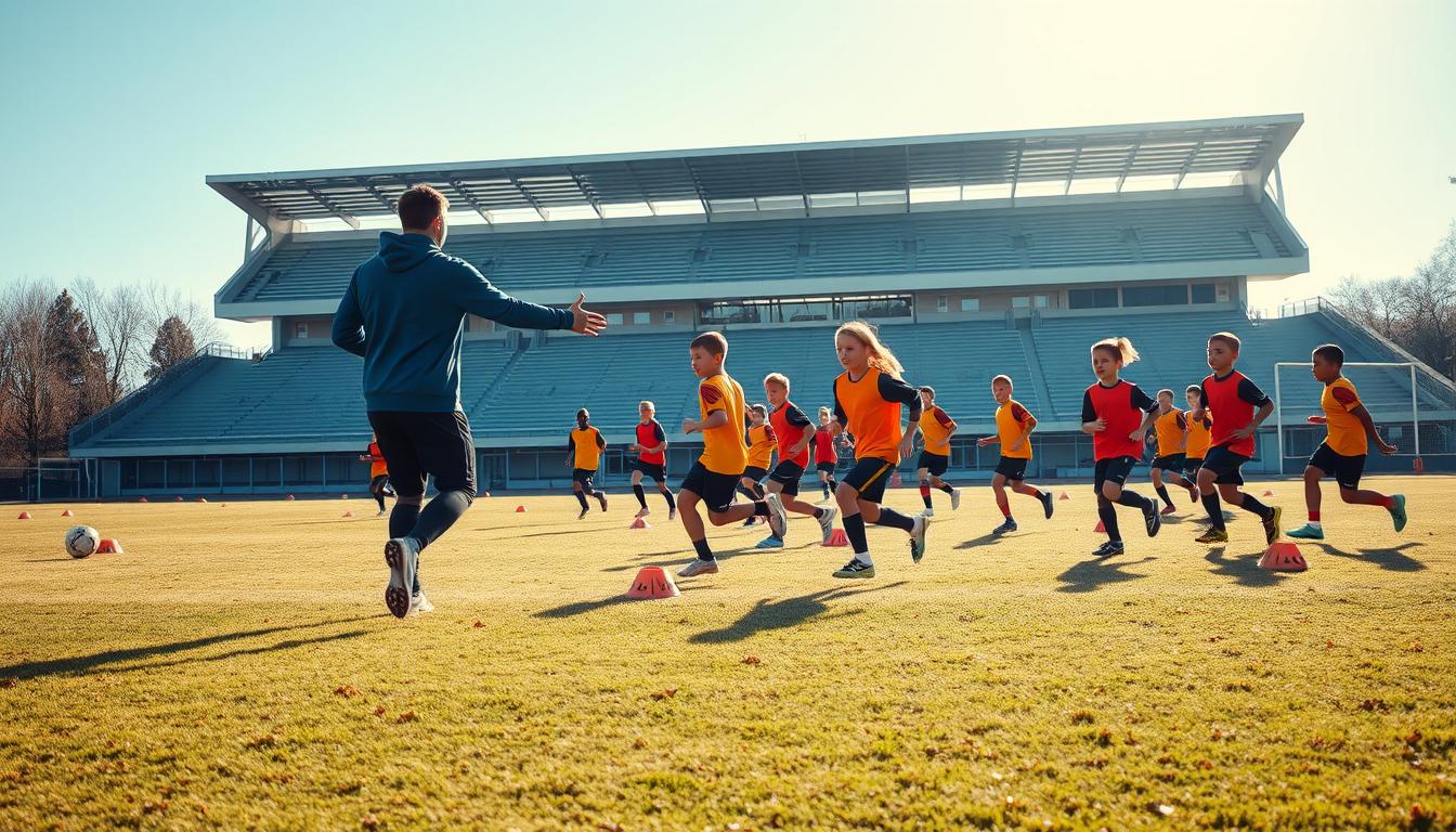 Soccer warm-up for beginners