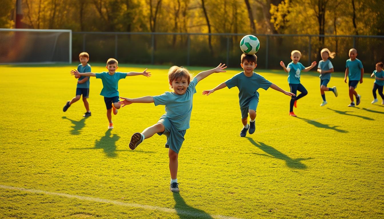 Soccer balance exercises for kids