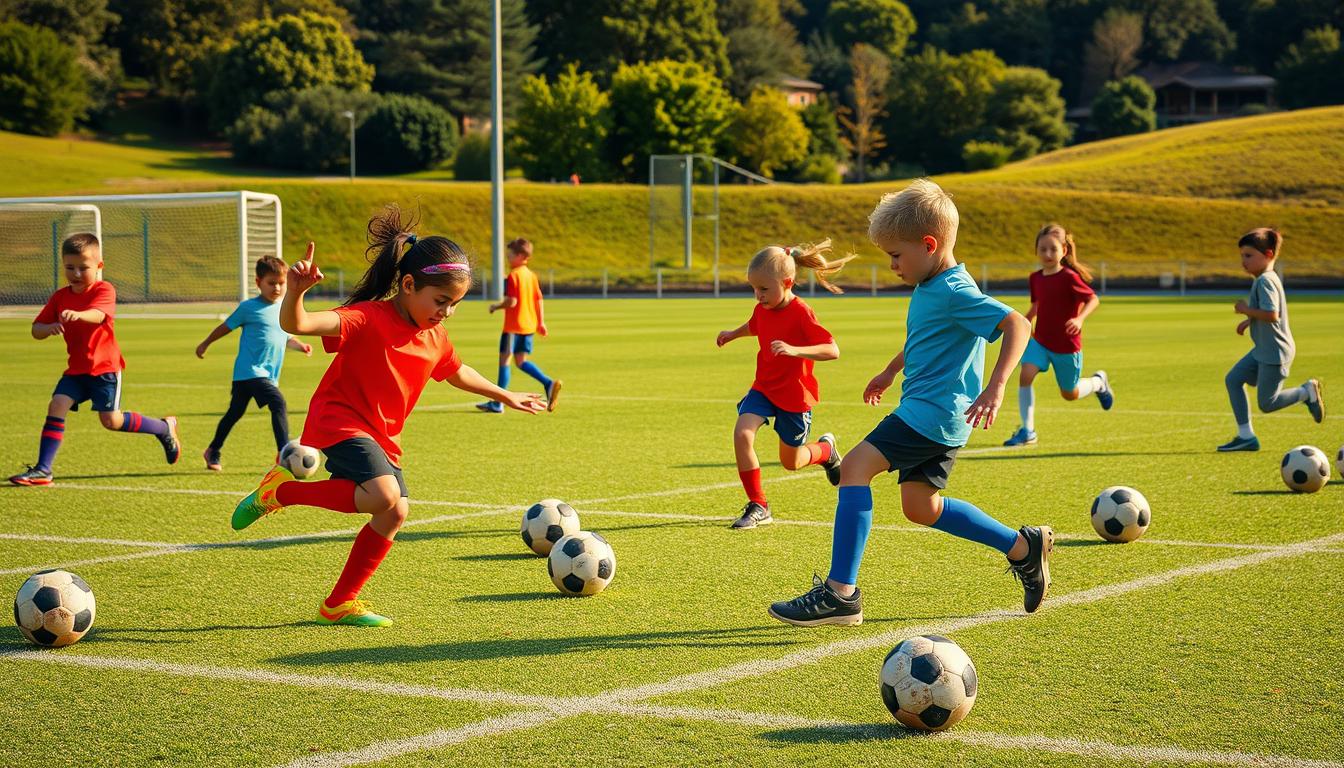 Soccer fitness exercises for kids