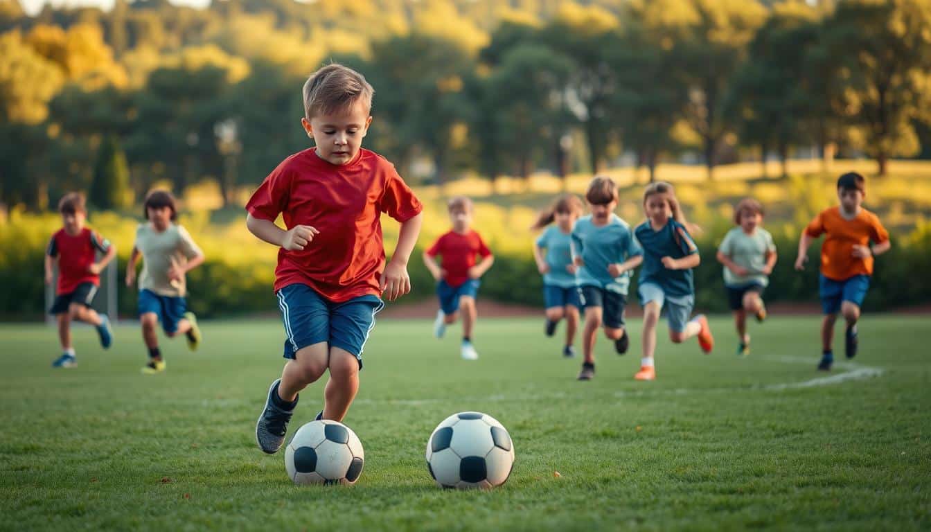 Soccer fitness for overweight kids