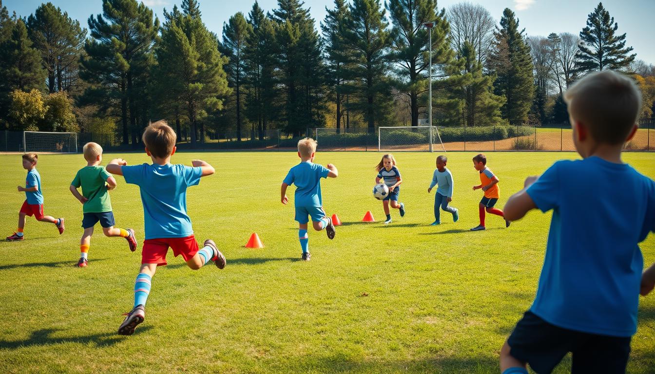 Soccer warm-up exercises for kids