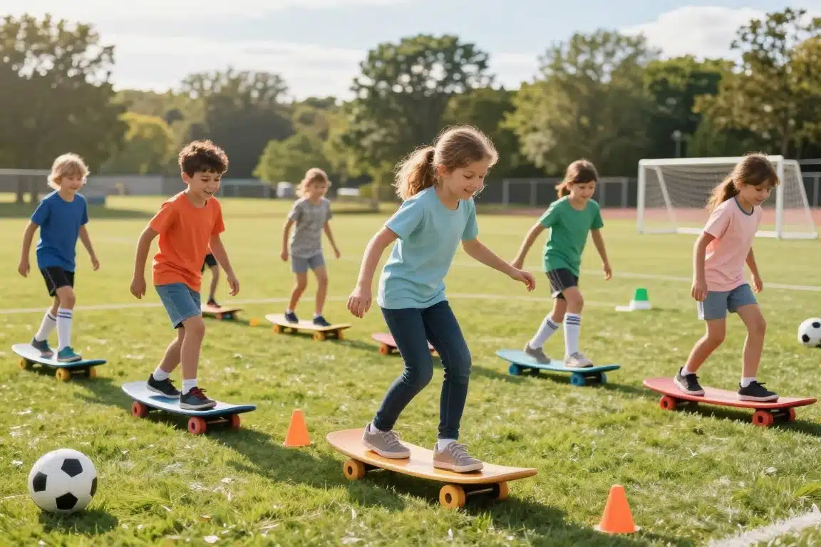 balance board exercises for kids soccer