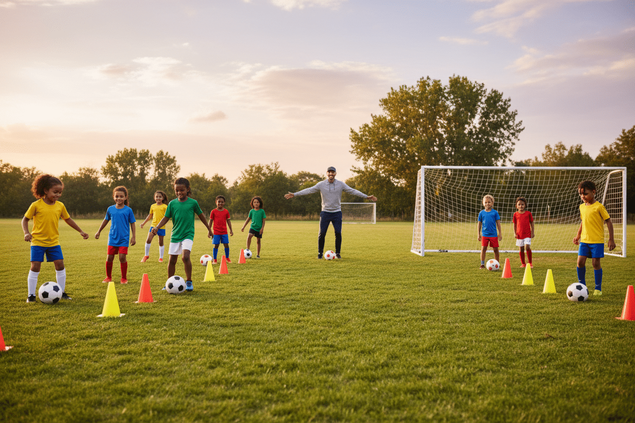 Daily soccer practice routines for kids