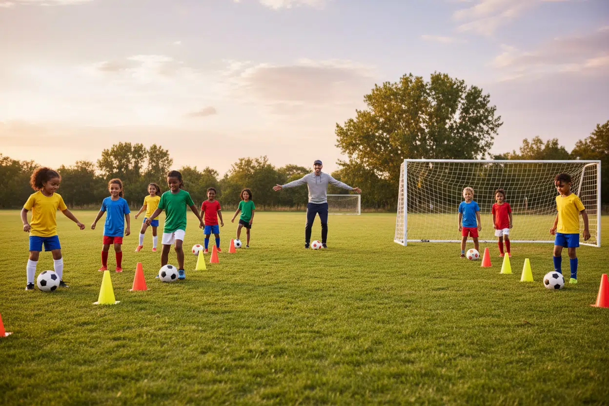 Daily soccer practice routines for kids