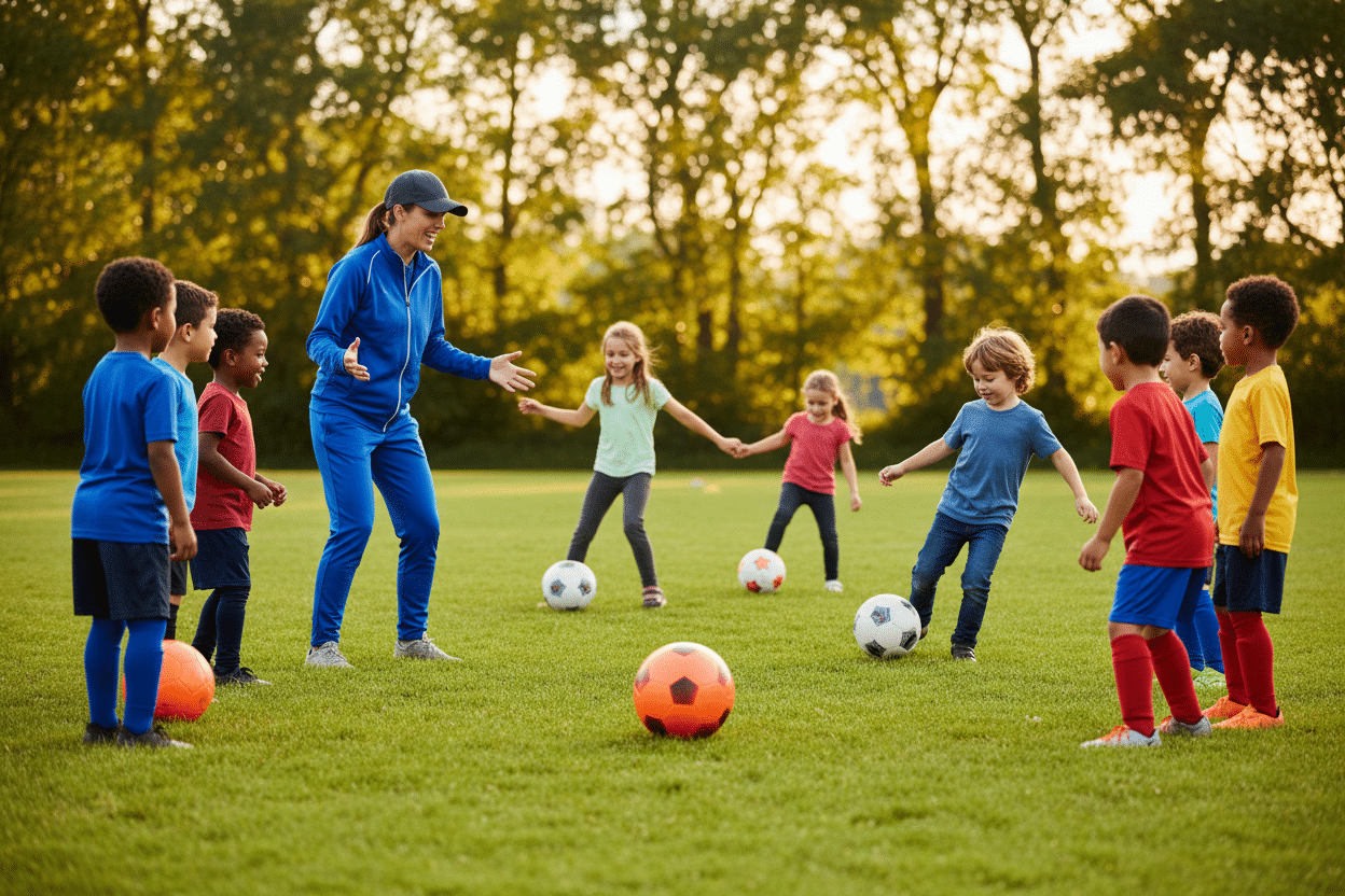 Soccer practice for beginners