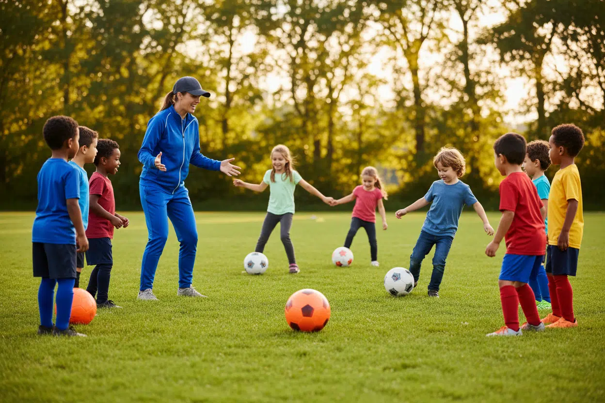 Soccer practice for beginners