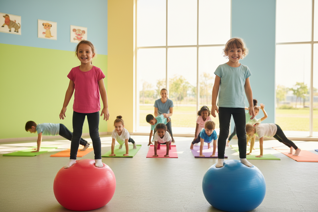 core stability exercises for young players